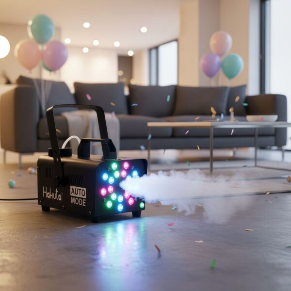 LED-500 Fog Machine and LED Stage Lights with Remote