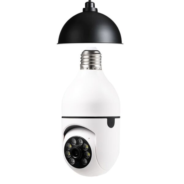 1080P WiFi Bulb Security Camera with 4X Zoom