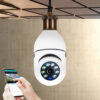 1080P WiFi Bulb Security Camera with 4X Zoom