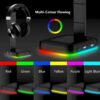 2-in-1 RGB Headphone Stand with USB Charging