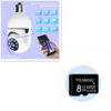 1080P WiFi Bulb Security Camera with 4X Zoom