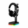 2-in-1 RGB Headphone Stand with USB Charging